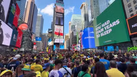 World Cup 2026: Hàng nghìn CĐV Brazil khuấy động không khí tại New York