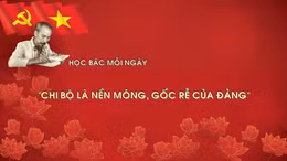 Học Bác mỗi ngày: 'Chi bộ là nền móng, gốc rễ của đảng'