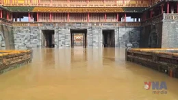 Đại Nội Huế ngập sâu trong nước lũ