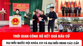 Thời gian công bố kết quả bầu cử đại biểu Quốc hội khóa XVI và đại biểu HĐND các cấp