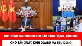 Thủ tướng yêu cầu đáp ứng đủ nhu cầu năng lượng, xăng dầu cho sản xuất, kinh doanh và tiêu dùng 