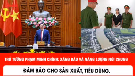 Thủ tướng Phạm Minh Chính: Xăng dầu và năng lượng đảm bảo cho sản xuất, tiêu dùng