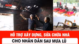 Hỗ trợ xây dựng, sửa chữa nhà cho nhân dân sau mưa lũ