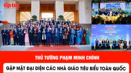 Thủ tướng Phạm Minh Chính gặp mặt đại diện các nhà giáo tiêu biểu toàn quốc