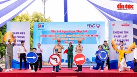 Sôi động Ngày hội Thanh niên với văn hóa giao thông