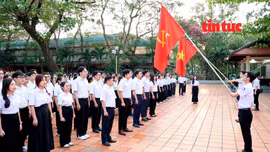 Sinh viên TP Hồ Chí Minh hướng về Đại hội XIV Đảng