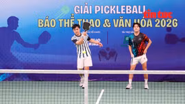 Sôi nổi Giải Pickleball Báo Thể thao và Văn hóa dịp 21/6
