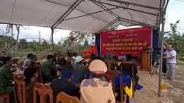 Bộ Công an khởi công 100 ngôi nhà cho vùng bão lũ miền Trung