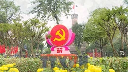 Hà Nội rực rỡ trước thềm Đại hội Đảng