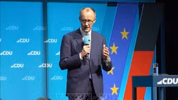 Liên minh CDU/CSU dẫn đầu trong cuộc tổng tuyển cử tại Đức