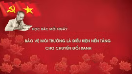 Học Bác mỗi ngày: Bảo vệ môi trường là điều kiện nền tảng cho chuyển đổi xanh