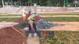 Khẩn trương khắc phục tình trạng lún, nứt Quảng trường Gia Nghĩa