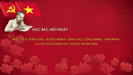 Mục tiêu 'dân giàu, nước mạnh, dân chủ, công bằng, văn minh' là lời hứa danh dự trước nhân dân