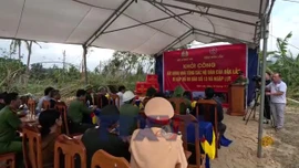 Bộ Công an khởi công 100 ngôi nhà cho vùng bão lũ miền Trung
