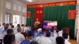 Cán bộ chiến sĩ Tiểu đoàn DK1 hướng về Đại hội Đảng lần thứ XIV