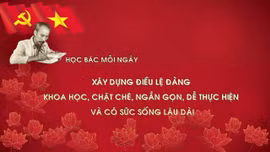 Học Bác mỗi ngày: Xây dựng Điều lệ Đảng khoa học, chặt chẽ, ngắn gọn, dễ thực hiện và có sức sống lâu dài