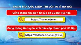 Cách tra cứu điểm thi lớp 10 ở Hà Nội 