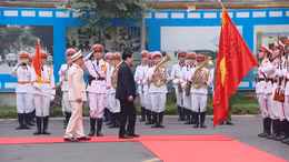 Chủ tịch nước Lương Cường thăm, chúc Tết Bộ Tư lệnh Cảnh vệ