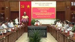 Công bố quyết định kiểm tra tại Hậu Giang