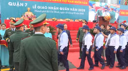 Hơn 4.900 thanh niên TP Hồ Chí Minh lên đường nhập ngũ