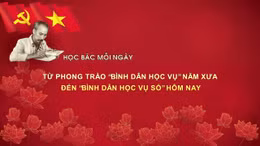 Học Bác mỗi ngày: Phong trào 'Bình dân học vụ' năm xưa đến 'Bình dân học vụ số' hôm nay
