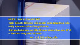Cấp đổi giấy phép lái xe tại công an xã, phường từ ngày 1/3