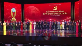 Tuyên dương Bí thư Chi bộ xuất sắc và trao Giải Búa liềm Vàng