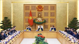 Thủ tướng Phạm Minh Chính làm việc với doanh nghiệp châu Âu