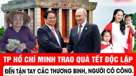 TP Hồ Chí Minh trao quà Tết Độc lập đến tận tay các thương binh, người có công