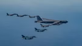 Mỹ - Nhật - Hàn lần đầu tập trận chung gần Bán đảo Triều Tiên