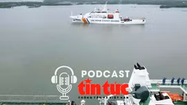 Lễ tiễn Tàu Cảnh sát biển 8005 cùng Đoàn công tác Cảnh sát biển Việt Nam lên đường đi thăm và làm việc tại Ấn Độ.