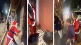 Cảnh sát Peru cải trang thành ông già Noel đột kích ổ ma tuý