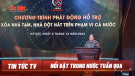 Tin tức TV: Phát động chương trình ‘Mái ấm cho đồng bào tôi’; Đầu tư đường sắt tốc độ cao 350 km/giờ