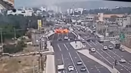 Vụ nổ lớn sau khi hệ thống đánh chặn của Israel bắn trượt UAV của Hezbollah