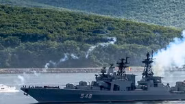 Tàu chiến Nga tập trận ở Viễn Đông
