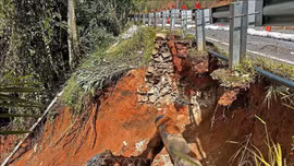 Khắc phục sạt lở đèo Tà Nung, đảm bảo lưu thông dịp lễ 2/9 