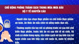 Bộ Y tế hướng dẫn phòng, chống dịch bệnh sau bão