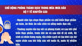 Bộ Y tế hướng dẫn phòng, chống dịch bệnh sau bão