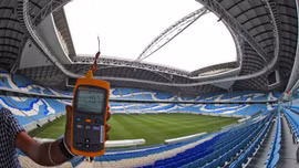 ‘Bong bóng’ làm mát hiện đại ở các sân vận động Qatar 