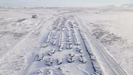 Kỳ lạ 'thị trấn ma' băng giá tại Nga