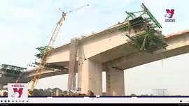 Hợp long cầu Vĩnh Tuy 2 vào ngày 30/5