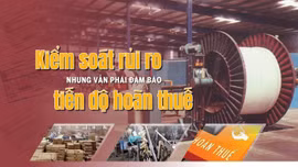 Tin tức TV: Kiểm soát rủi ro nhưng vẫn phải đảm bảo tiến độ hoàn thuế