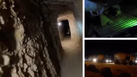 Quân đội Israel đổ bê tông phong kín đường hầm dài 250m của Lezbollah ở Liban