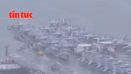 Tàu sân bay Mỹ đến Hàn Quốc tập trận sau chuyến thăm Triều Tiên của ông Putin