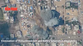 Israel công bố video tiêu diệt chỉ huy cánh vũ trang của phong trào Hamas