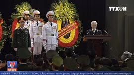  Lễ Truy điệu Chủ tịch nước Trần Đại Quang tại Nhà Tang lễ Quốc gia, Hà Nội