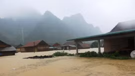 Hình ảnh mưa lũ gây thiệt hại nặng nề tại Quảng Bình