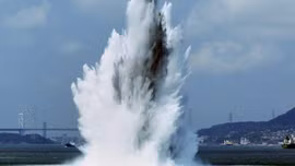 Thủy lôi phát nổ sau 70 năm