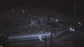 Toàn cảnh tàu hỏa Mỹ trật bánh, 58 người thương vong