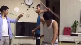 Xem clip dạy con của bố Trung Quốc khiến dân mạng ngả mũ